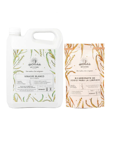 Kit Vinagre Gal 14° y Bicarbonato - Biogar