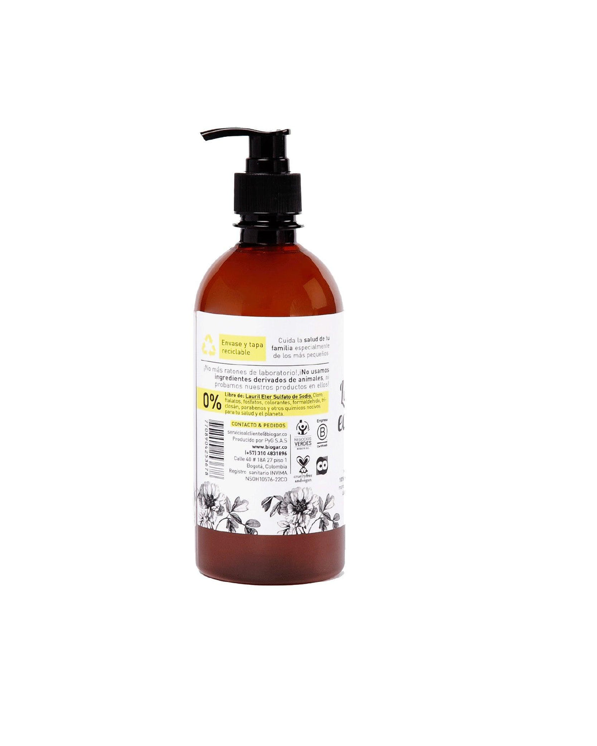 Lavaloza Verbena Cítrica Ecológico 500 Ml - Biogar