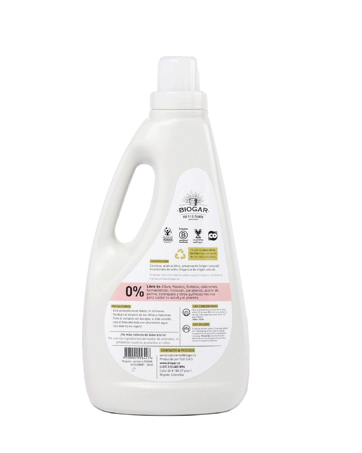 Suavizante para Ropa Bebés 2Lt - Biogar
