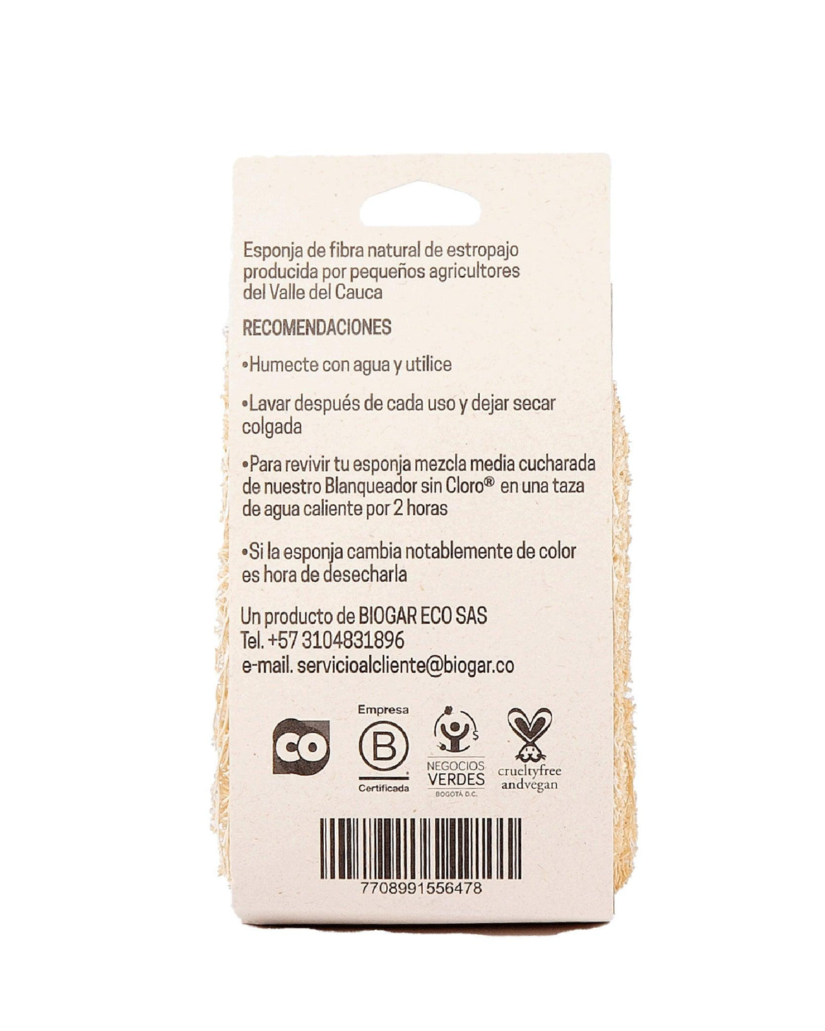 Esponjilla Ecológica - Biogar